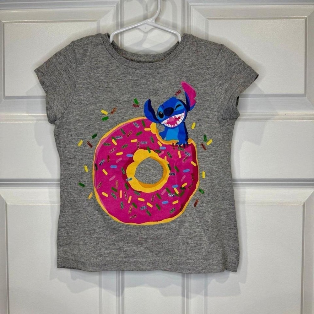 Disney Stitch Donut Shirt Size‎ 4